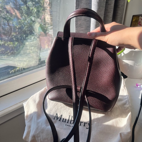 Oxblood Mini Mulberry Bayswater Backpack main image 9